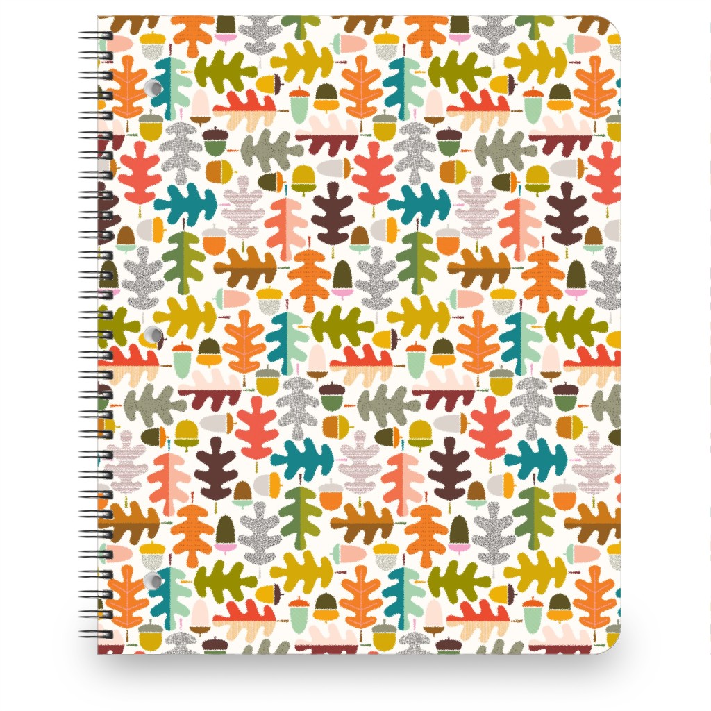 Autumn Oak Tree - Multi Notebook, 8.5x11, Multicolor