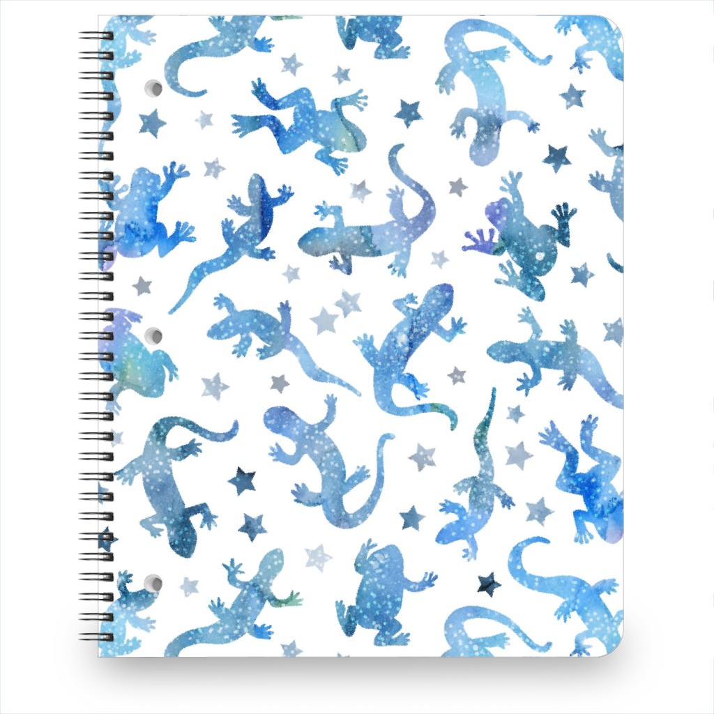 Pond Life Notebook, 8.5x11, Blue, Chill
