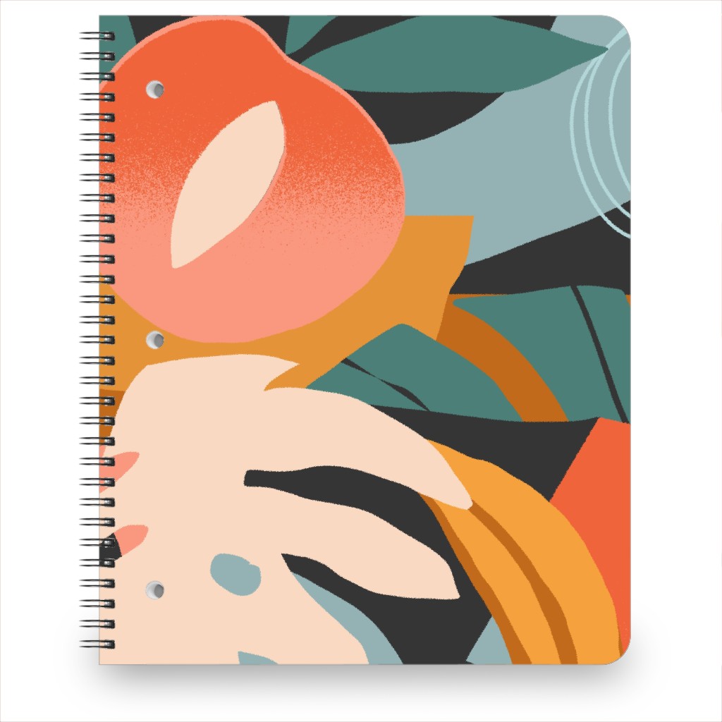 Peach Beach - Multi Notebook, 8.5x11, Multicolor