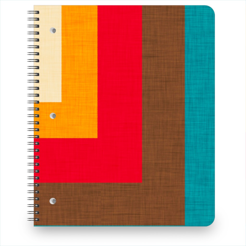 Abstract Mod Cube Notebook, 8.5x11, Multicolor
