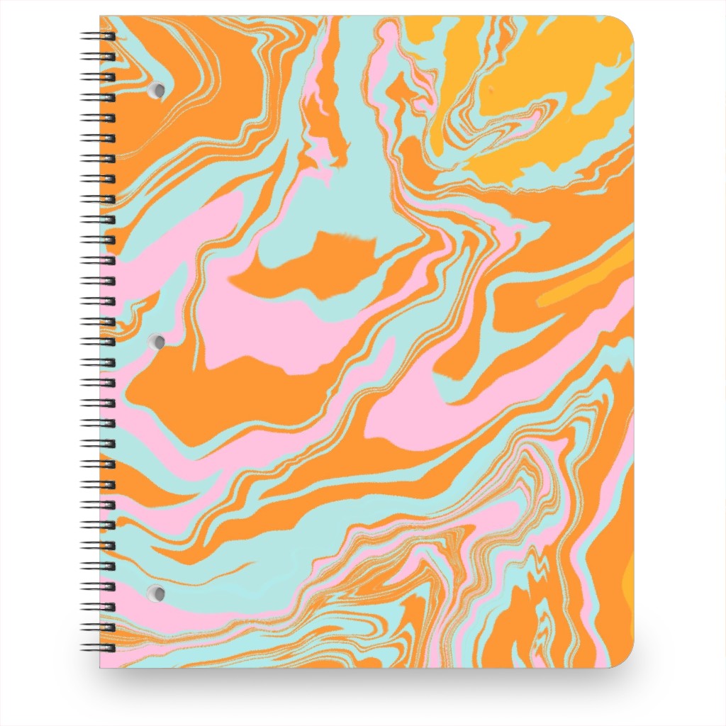 Marmor Notebook, 8.5x11, Orange