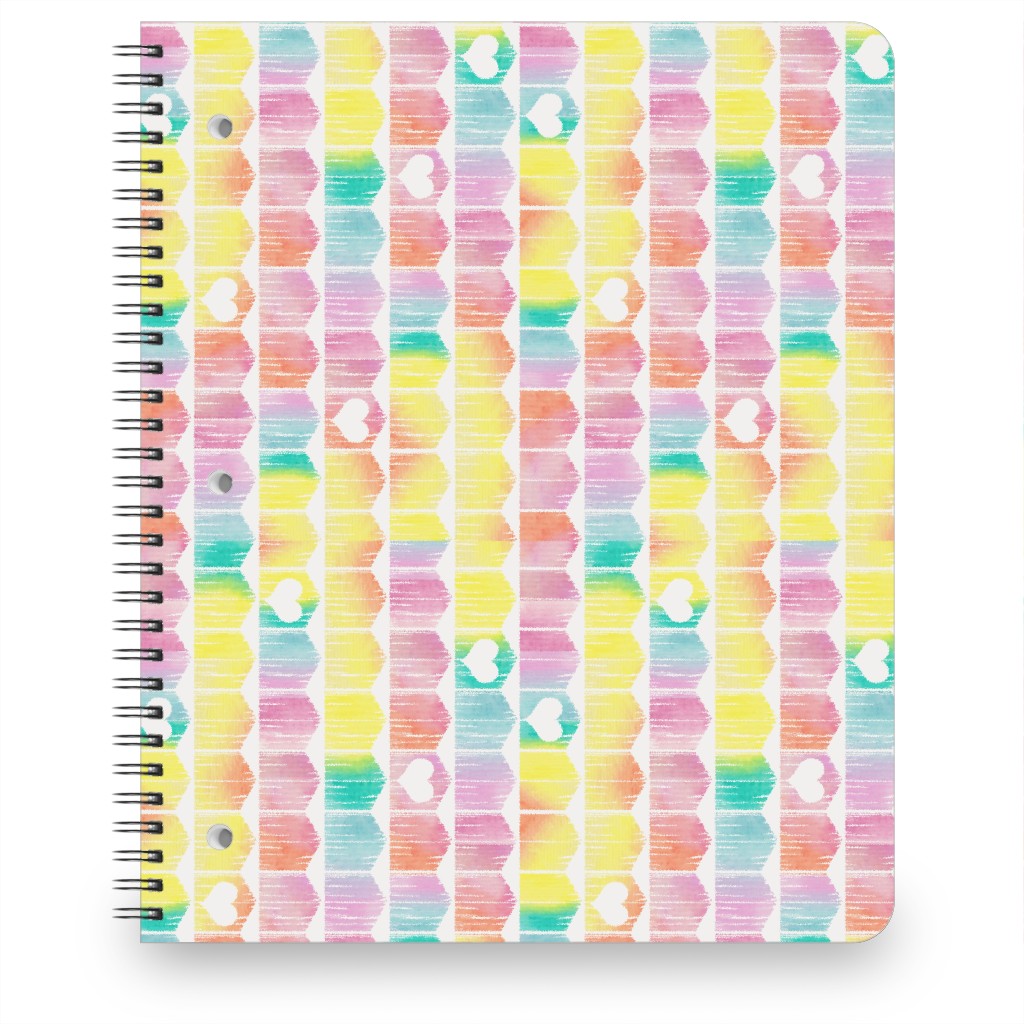 Home Is Where the Heart Is - Multi Notebook, 8.5x11, Multicolor