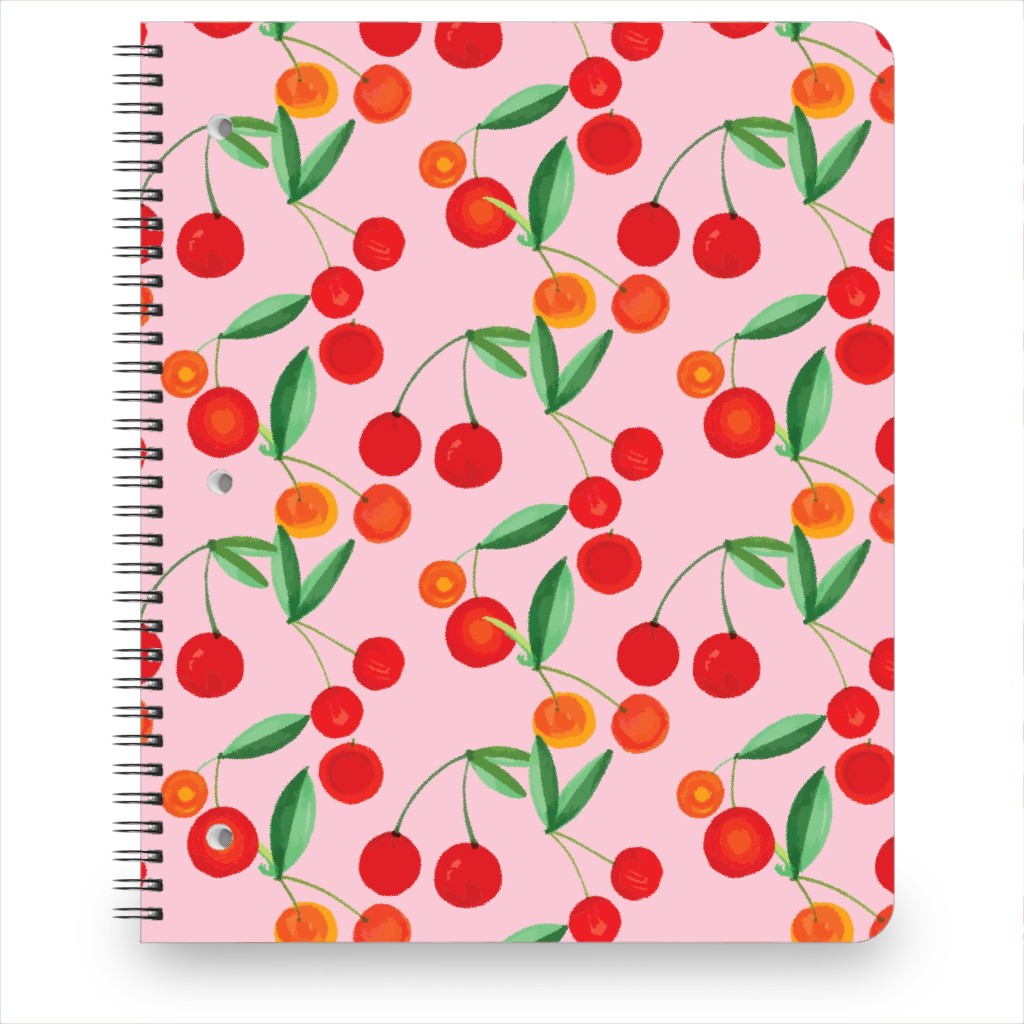 Cherry Farm Notebook, 8.5x11, Pink
