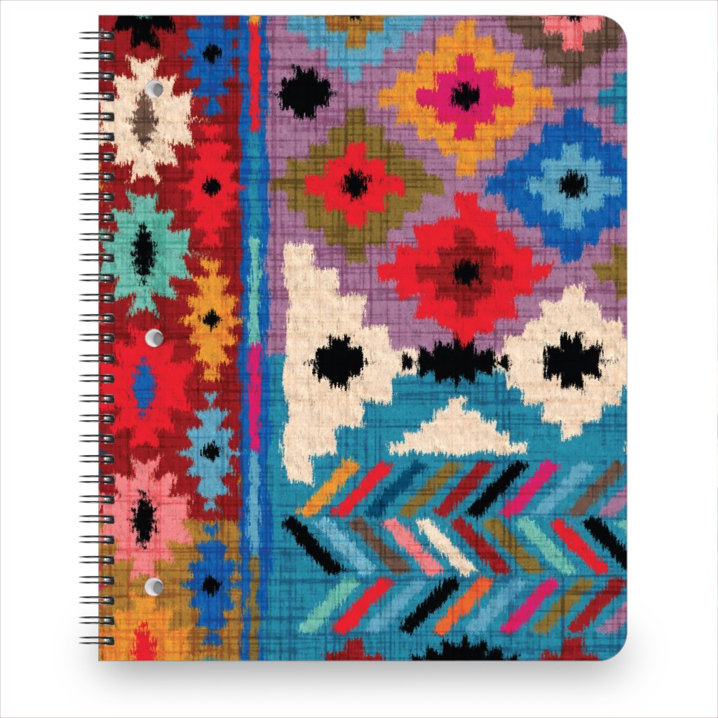 Kilim Ikat - Multi Notebook, 8.5x11, Multicolor