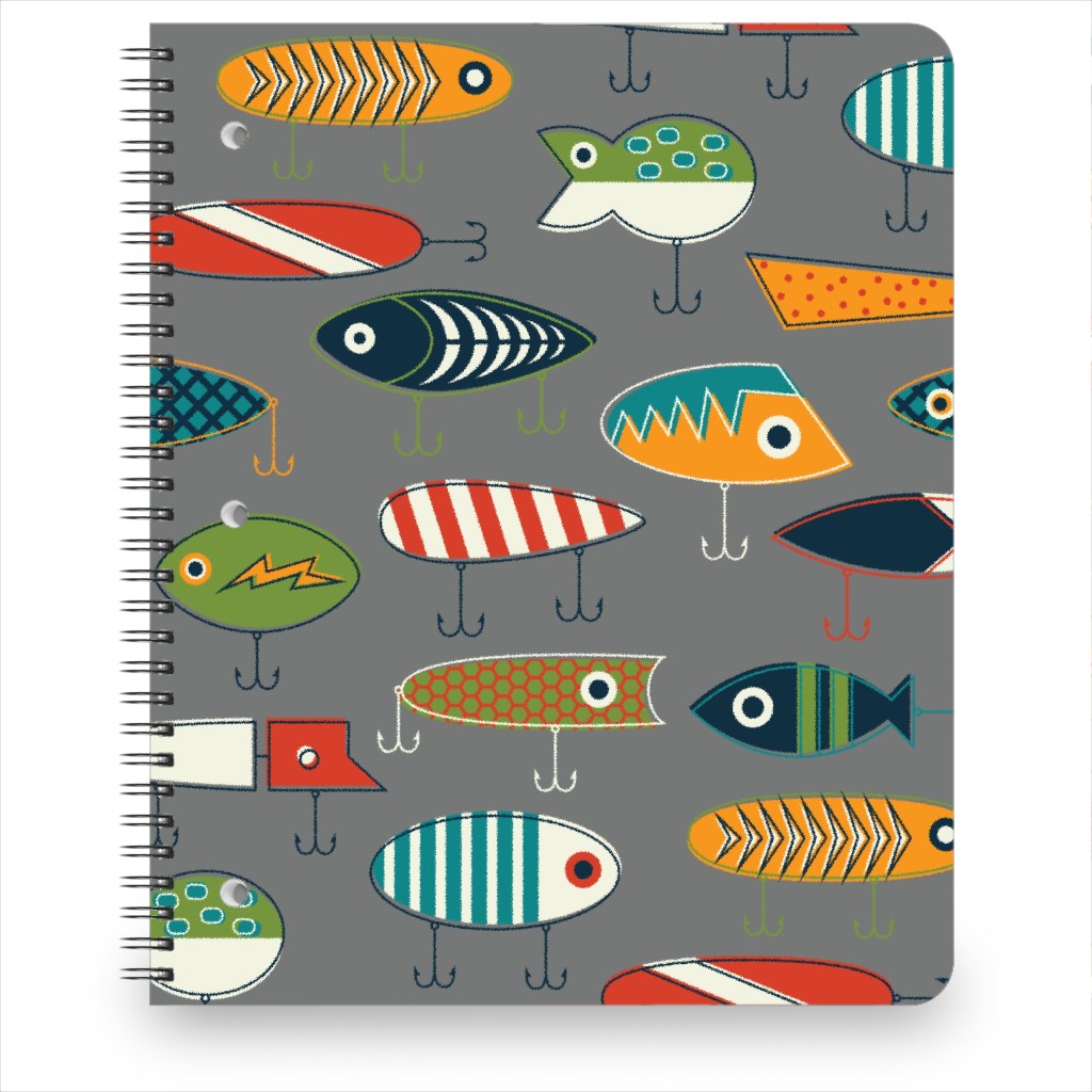 Hooked Up Notebook, 8.5x11, Multicolor