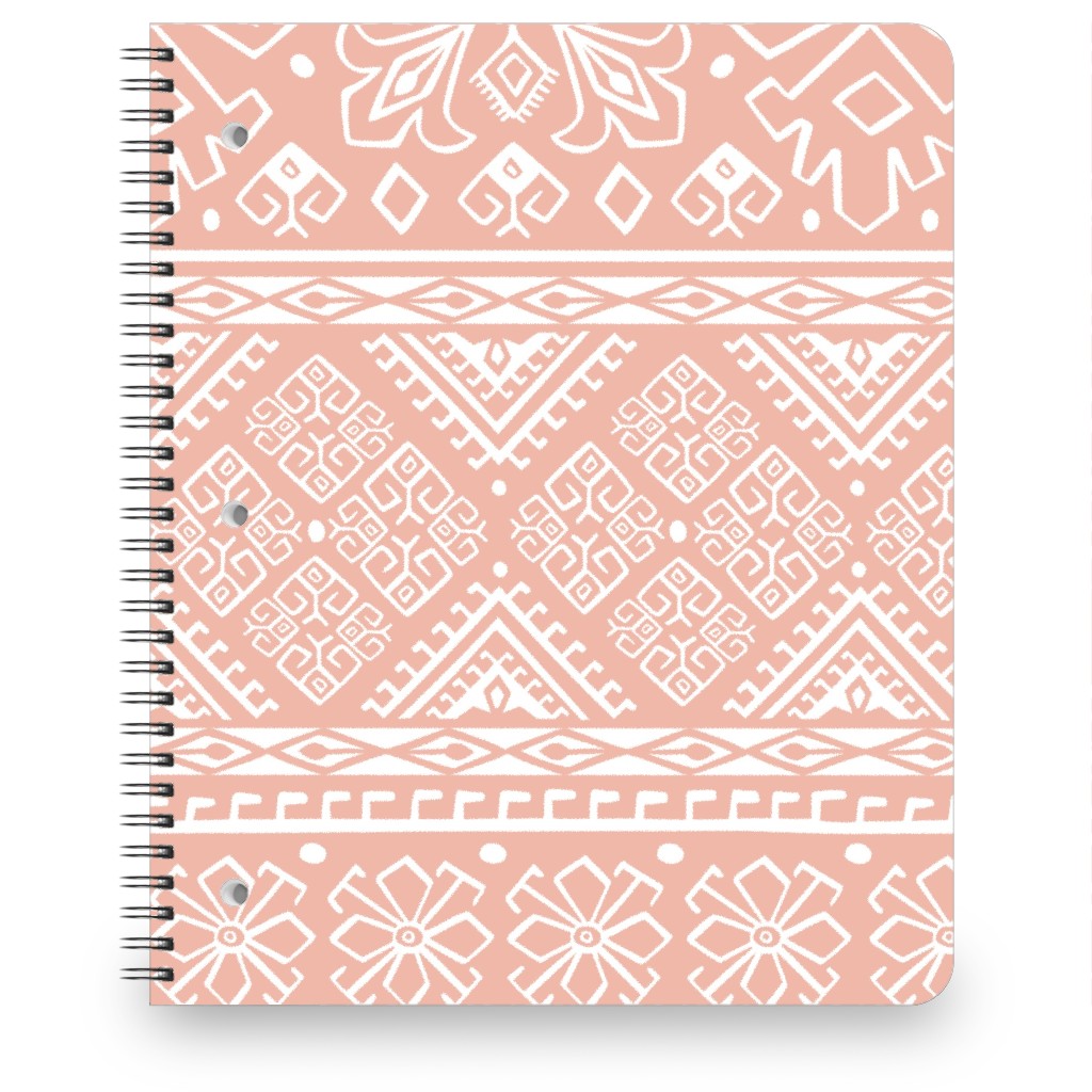 Grand Bazaar - Blush Pink Notebook, 8.5x11, Pink, Bright Pink
