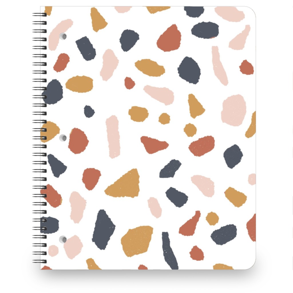 Terrazzo Tile - Neutral Notebook, 8.5x11, Beige