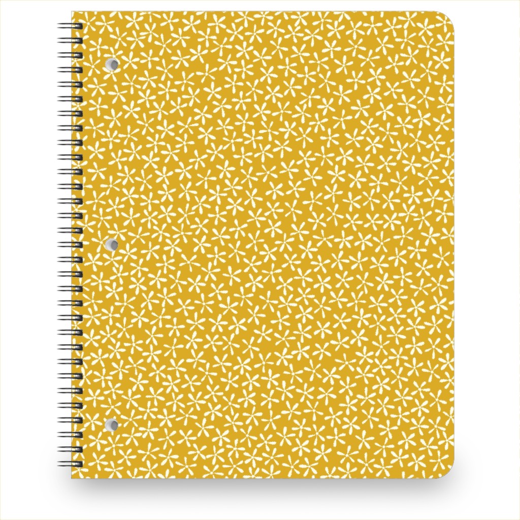 Hellow Spring - Mustard Yellow Notebook, 8.5x11, Yellow