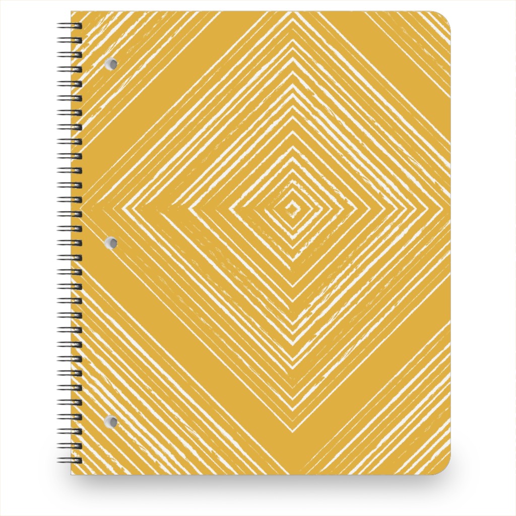 Modern Farmhouse - Mustard Notebook, 8.5x11, Yellow