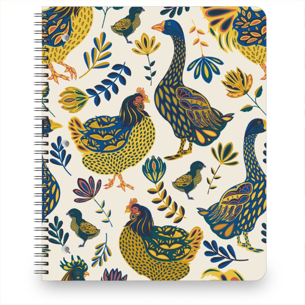 French Farm - Multi Notebook, 8.5x11, Multicolor