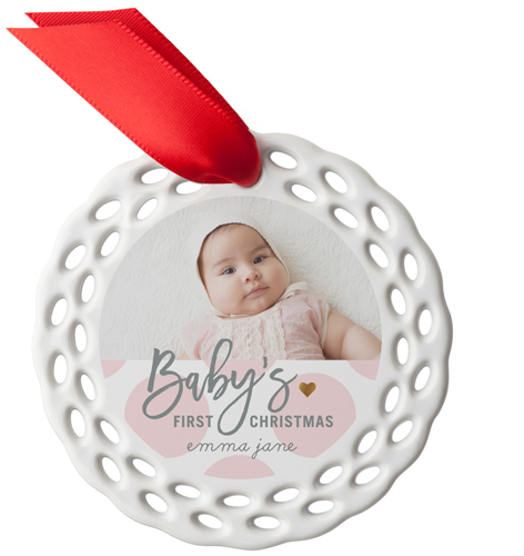 baby 1st christmas ornament