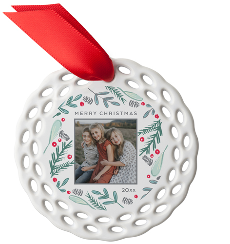 Personalized Ceramic Christmas Ornaments