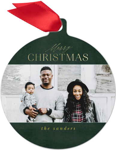 Green Circle Ornaments