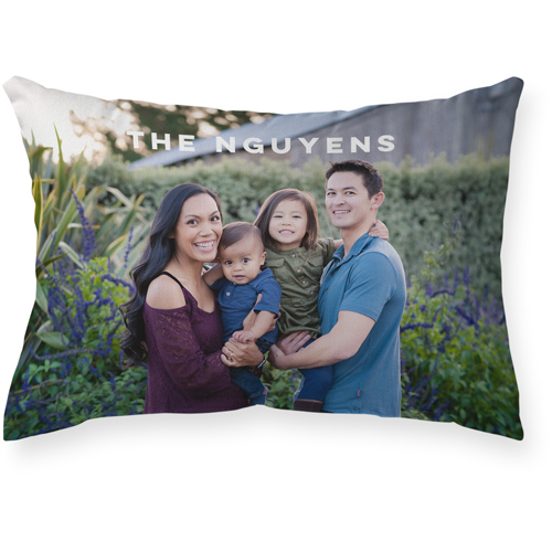 Photo Gallery Outdoor Pillow, 14x20, Double Sided, Multicolor