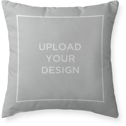Upload Your Own Design Outdoor Pillow, 20x20, Single Sided, Multicolor