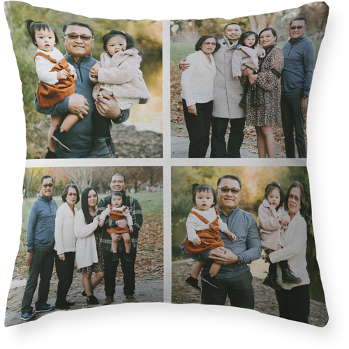 Gallery of Four Outdoor Pillow, 20x20, Double Sided, Multicolor