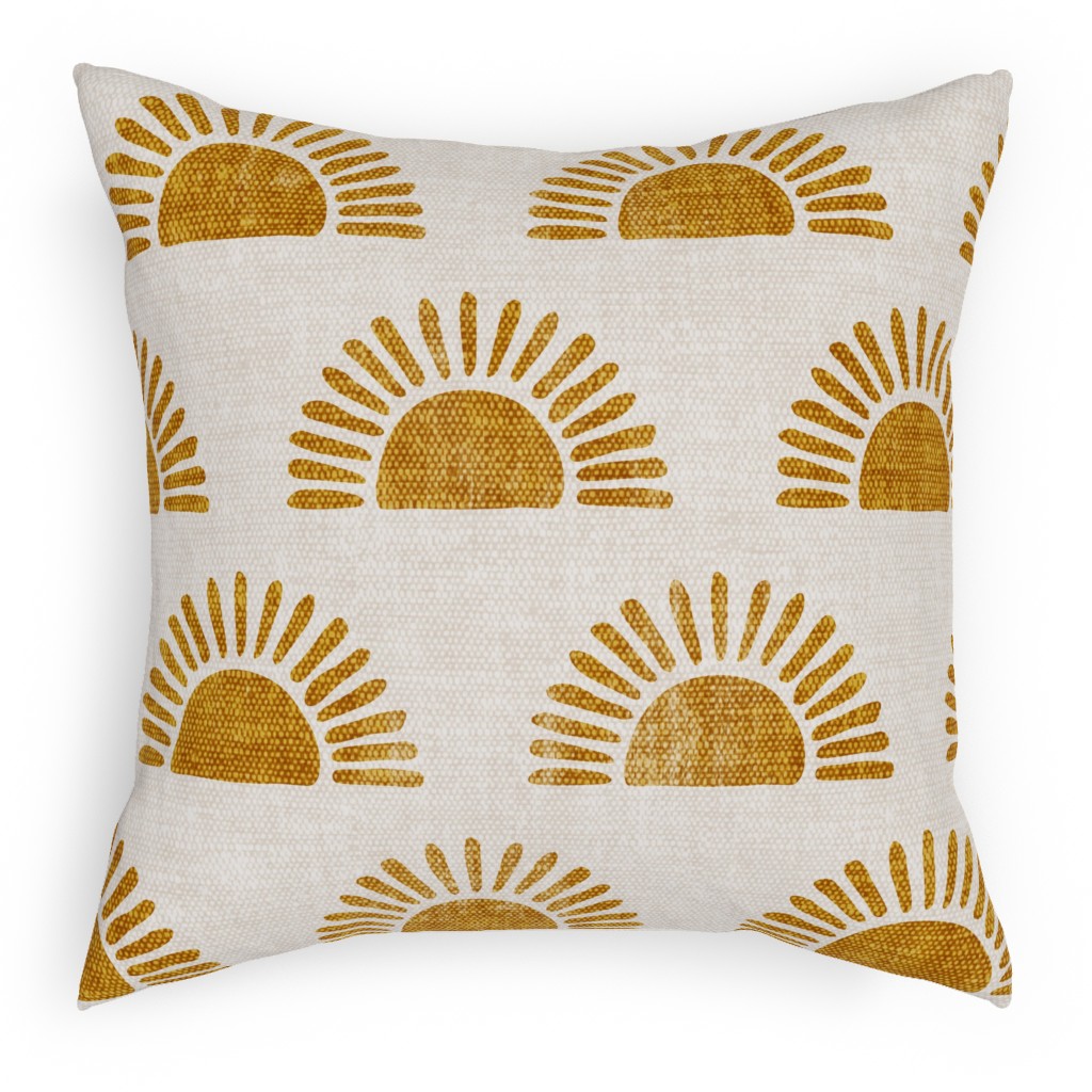 Sunshine Golden Outdoor Pillow Shutterfly