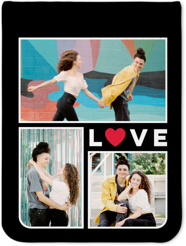 Contemporary Love Phone Card Holder, Black, black