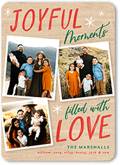 moving moments holiday card