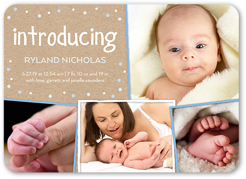 baby introduction cards