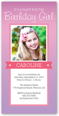 Shutterfly Girl Birthday Invitations 6