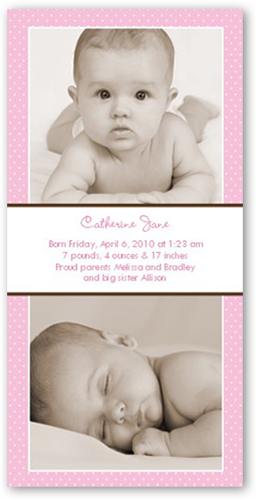 shutterfly twin birth announcements