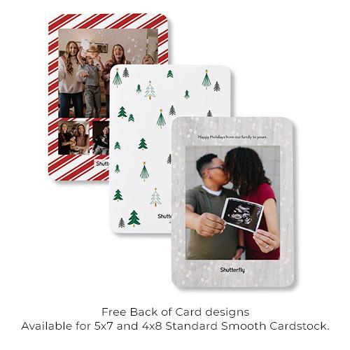 Christmas Card Template - Horizontal Folded 5x7 Card - Holiday Blooms -  BP4U Photographer Resources