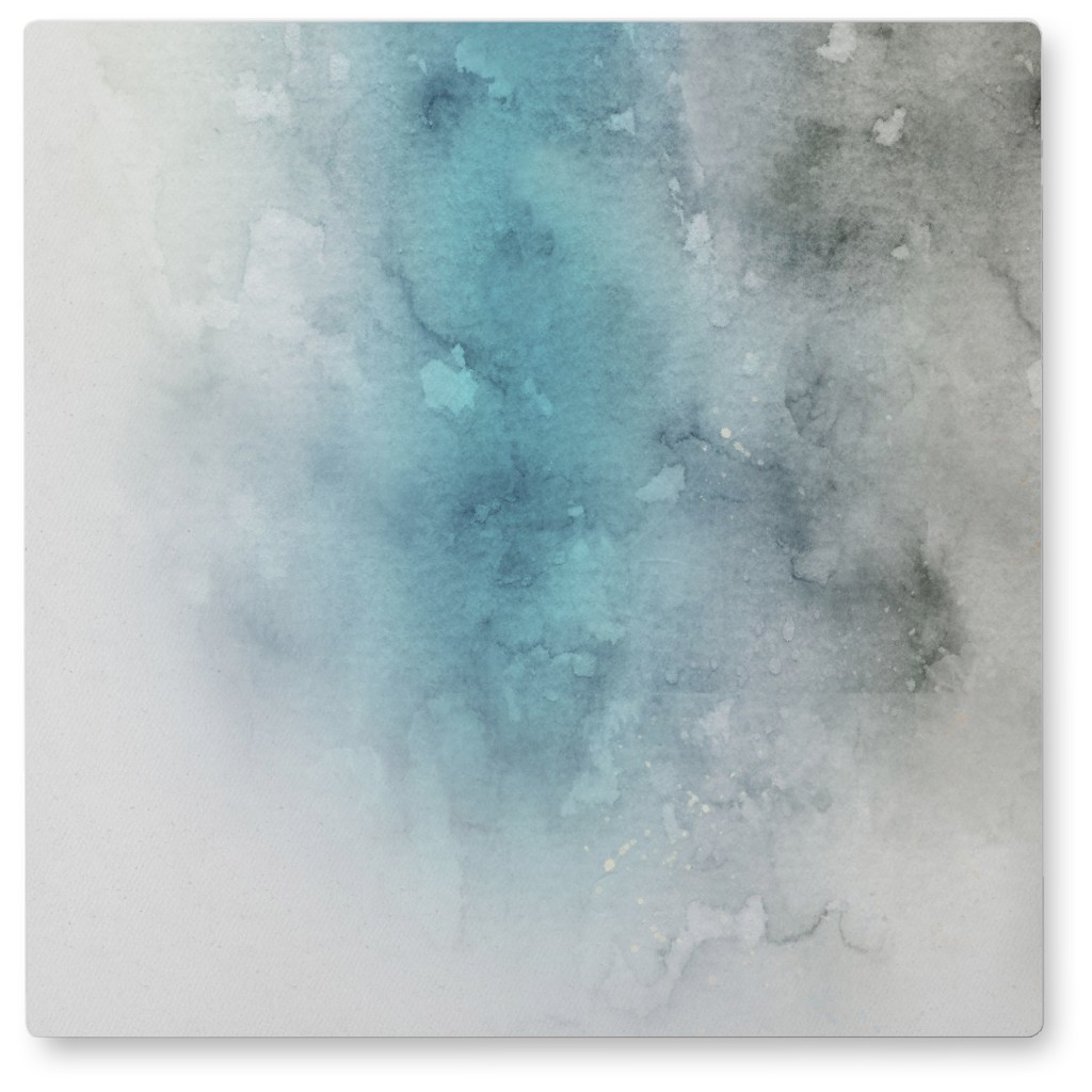 Blue Star Dust Photo Tile, Metal, 8x8, Blue