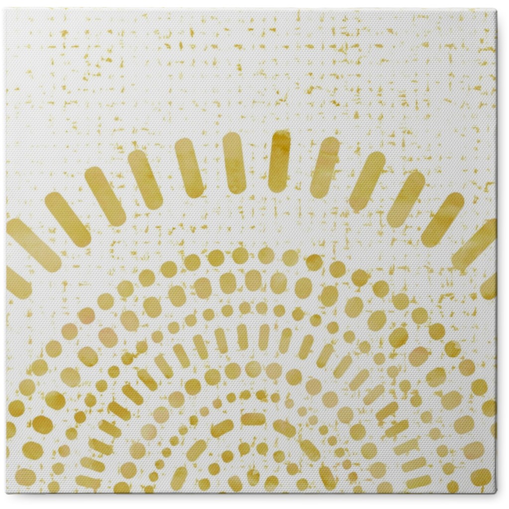 Rising Sun Photo Tile, Canvas, 8x8, Yellow