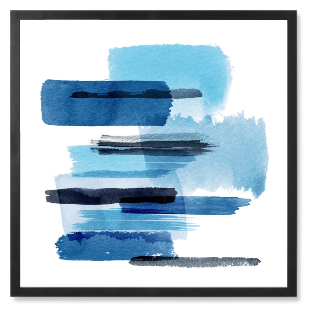 Brushstrokes Sm Pebble  Stone Blue main image 1