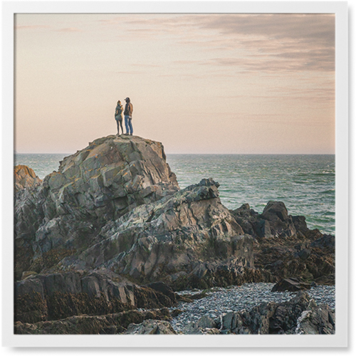 Photo Gallery of One Photo Tile, White, Framed, 8x8, Multicolor