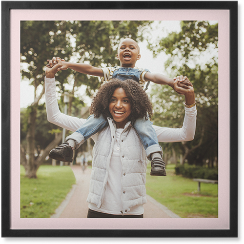 All Around Frame Photo Tile, Black, Framed, 8x8, Multicolor, multi