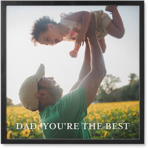 Photo Gallery Portrait Photo Tile, Black, Framed, 8x8, Multicolor, multi