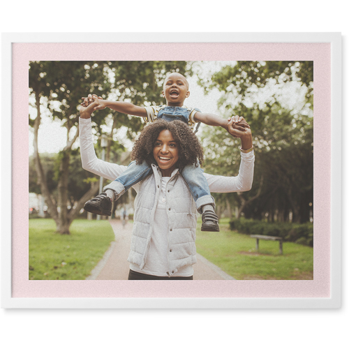 All Around Frame Photo Tile, White, Framed, 8x10, Multicolor
