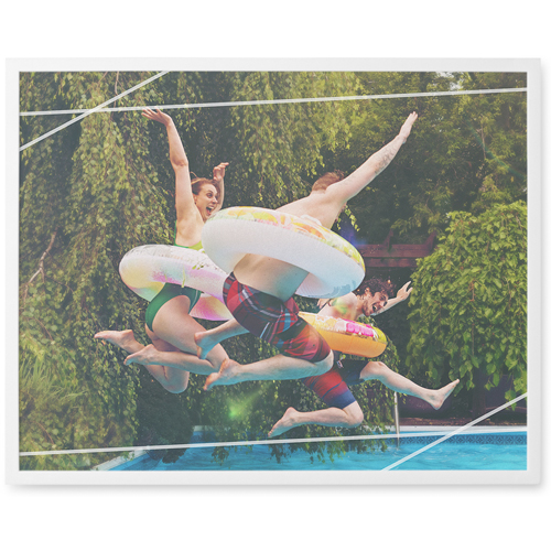 Captured Moment Photo Tile, White, Framed, 11x14, White, white