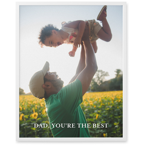 Photo Gallery Portrait Photo Tile, White, Framed, 11x14, Multicolor
