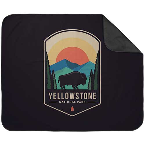 Yellowstone Picnic Blanket, Multicolor