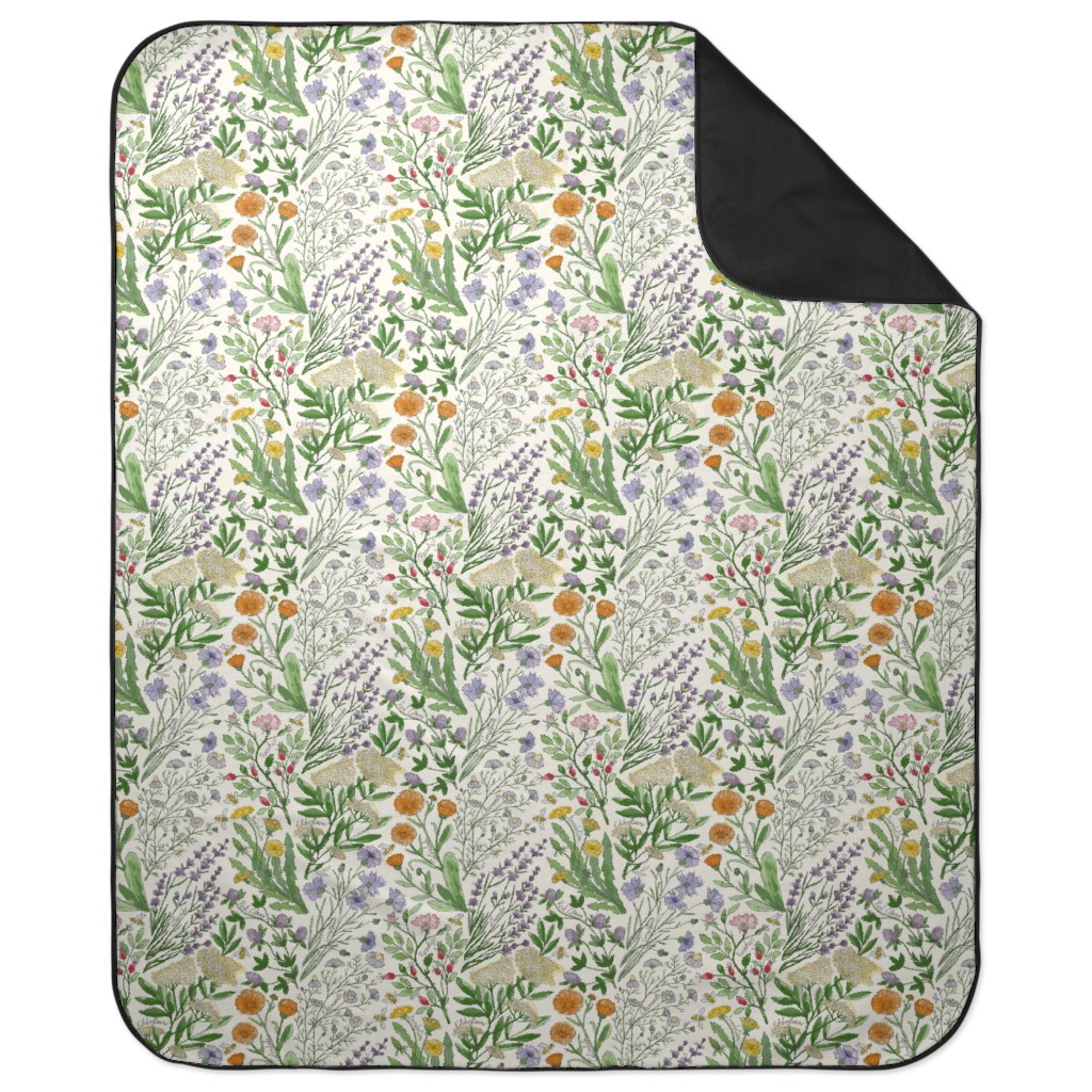 Wildflowers - Multi Picnic Blanket, Multicolor