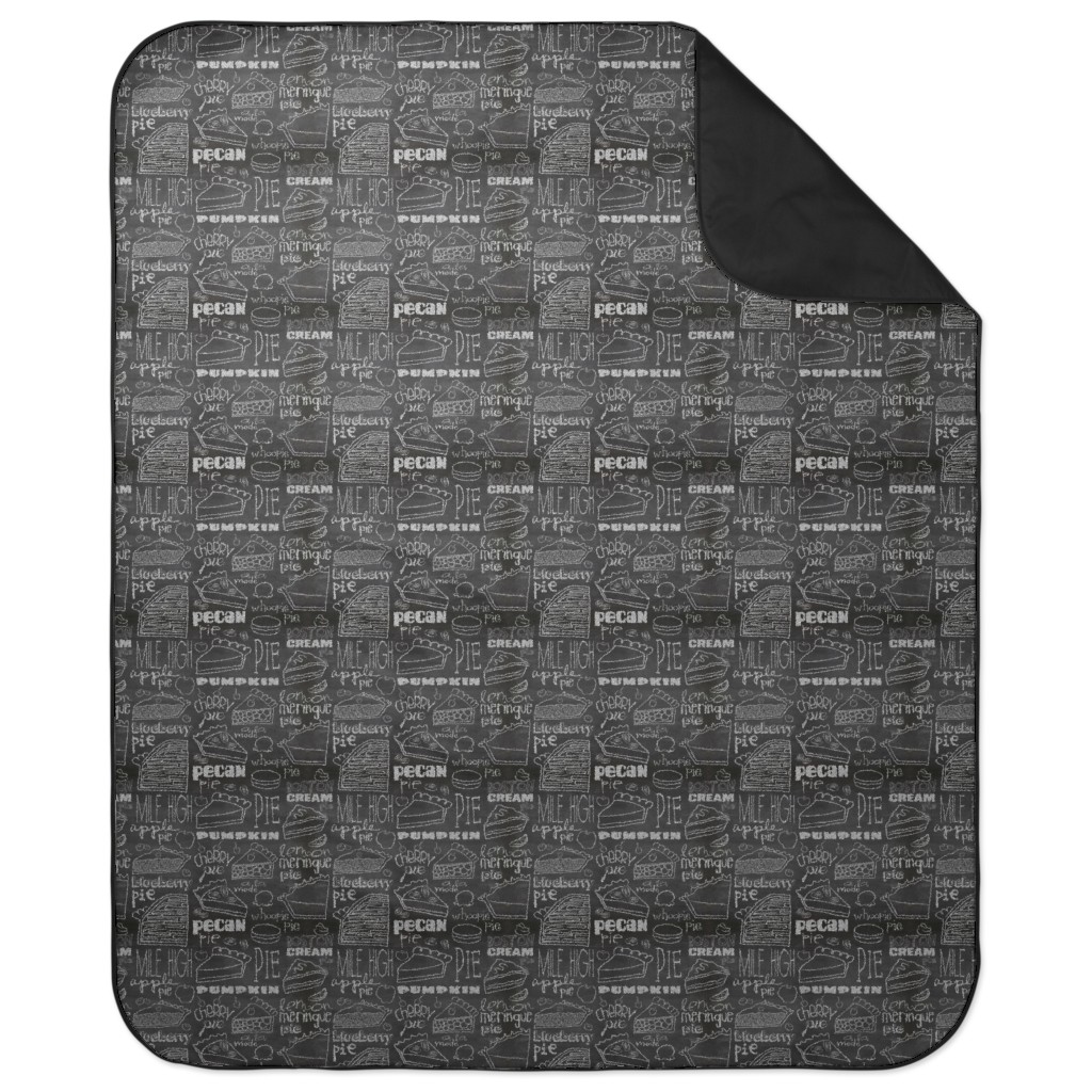 Today's Chalkboard Special! Picnic Blanket, Gray