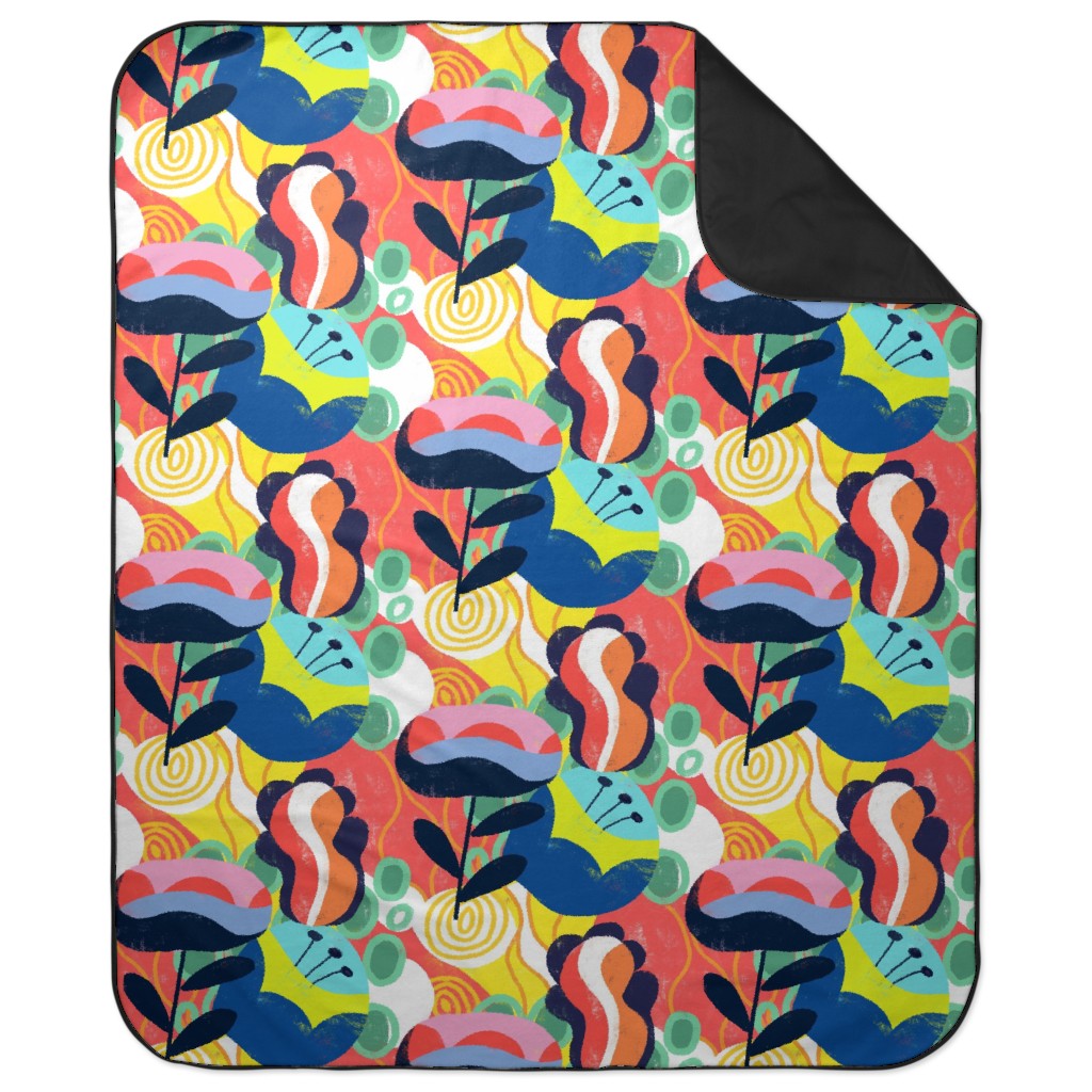 Think Big in Color - Multi Picnic Blanket, Multicolor