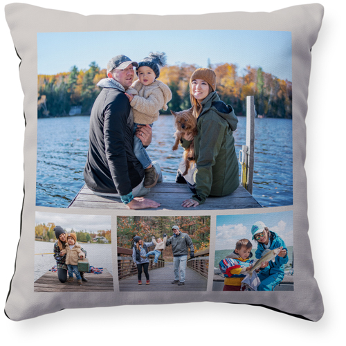 Hero Gallery of Four Pillow, Woven, Black, 16x16, Single Sided, Multicolor, multi