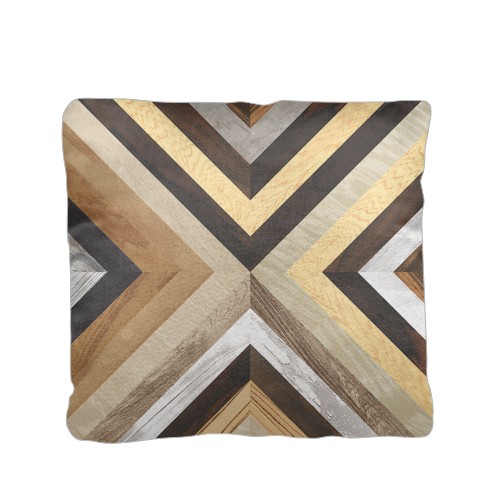Chevron Wood Pattern Pillow Custom Pillows Home Decor