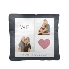we love frame pillow