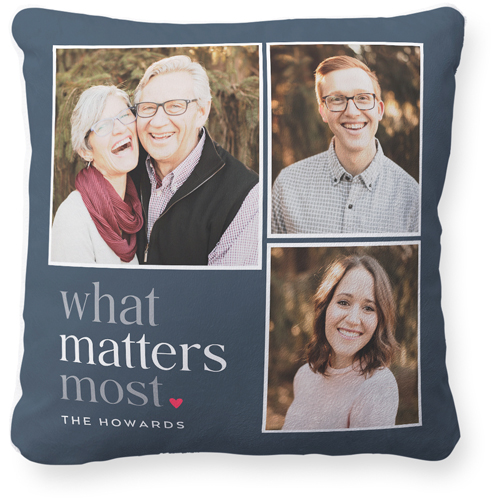 Blue And White Pillow