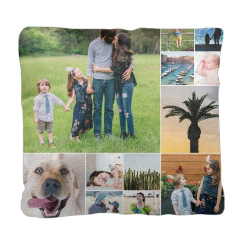 Collage Squares Pillow Custom Pillows Home Decor Shutterfly