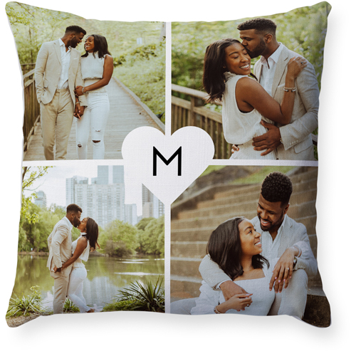 White Textured Pillow