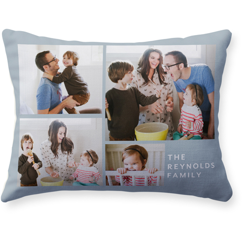 Caption Gallery Of Four Pillow, Woven, Beige, 12x16, Single Sided, Multicolor, multi