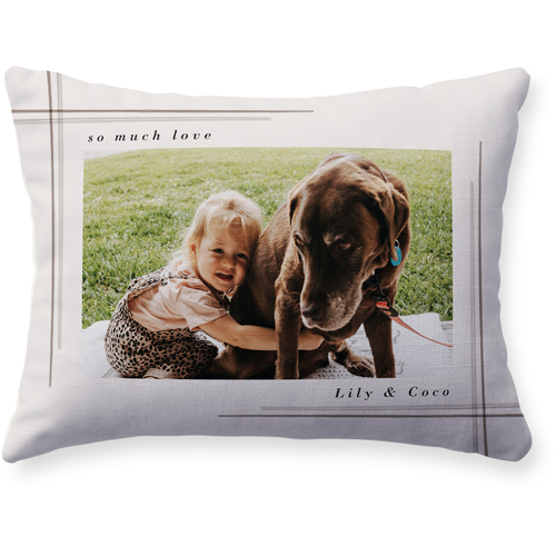 18x18 Pillow - Personalized Pet Pillow, Custom Pillows with