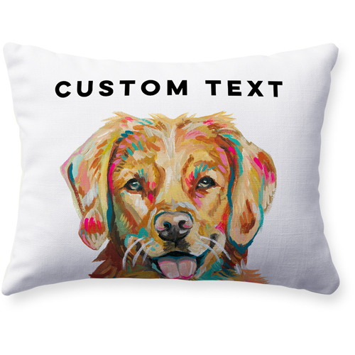 Custom text clearance pillows