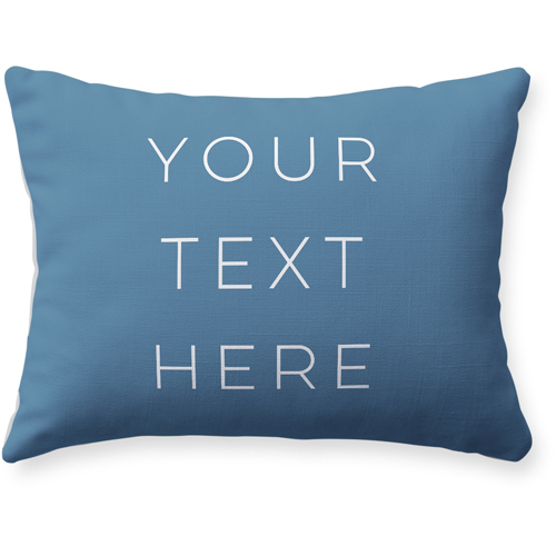 Text Gallery Pillow, Woven, White, 12x16, Double Sided, Multicolor